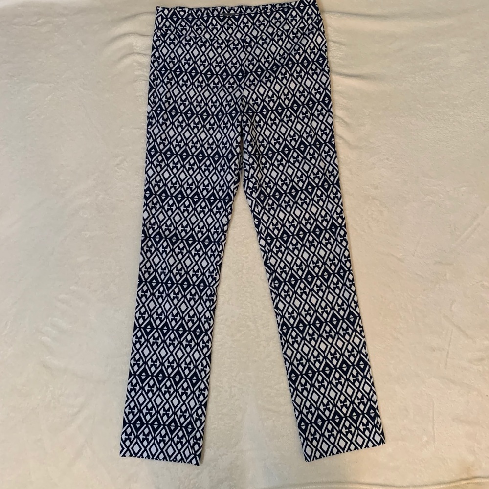 Erica Taylor Geometric Patterned Dress Pants